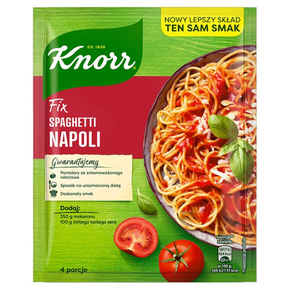 KNORR FIX DO SPAGHETTI NAPOLI 45G