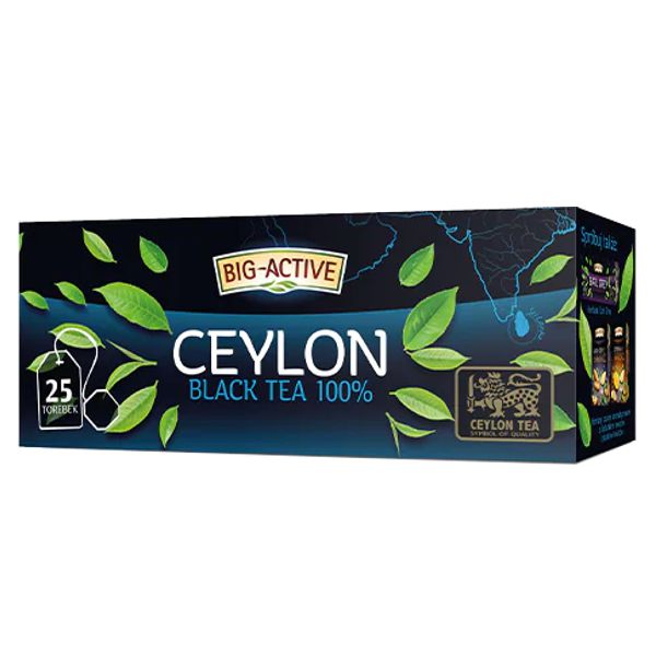 BIG ACTIVE HERBATA CZARNA PURE CEYLON 25Tx12G