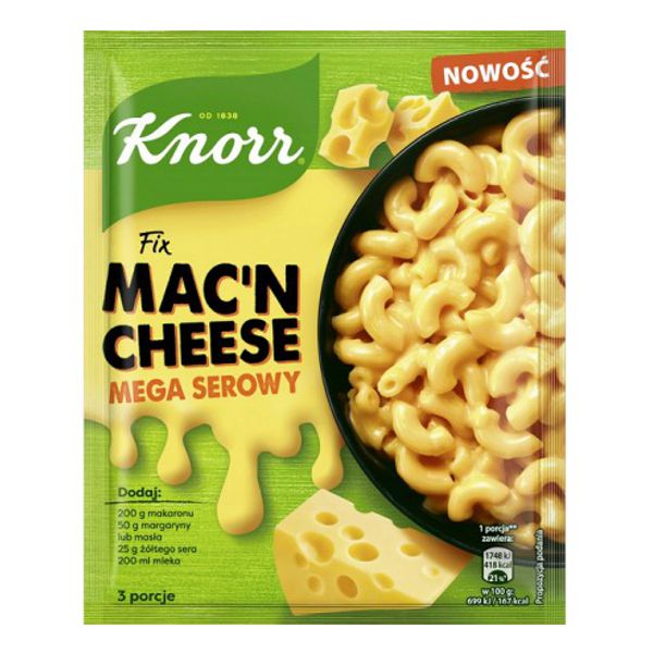 KNORR FIX MACN CHEESE 33G