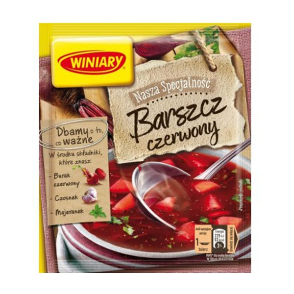 WINIARY ZUPA W PROSZKU 49G BARSZCZ CZERWONY