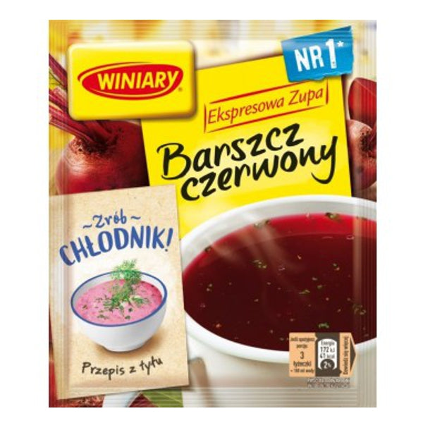WINIARY BARSZCZ CZERWONY EKSPRESOWA ZUPA 60G