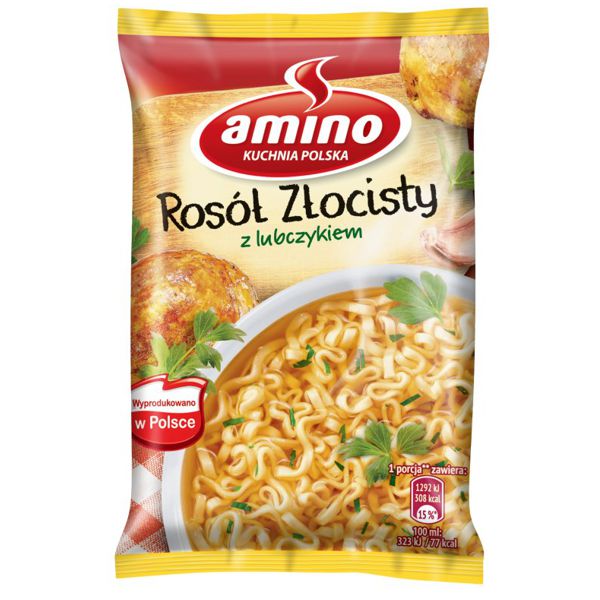 AMINO ROSÓŁ ZŁOCISTY BŁYSKAWICZNY 59G