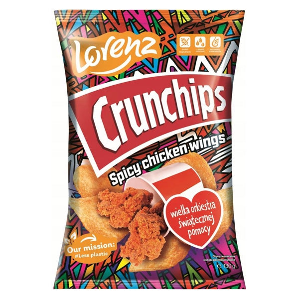 LORENZ CHRUPKI CRUNCHIPS PIKANTNE SKRZY. Z KURCZAKA WOŚP 130G