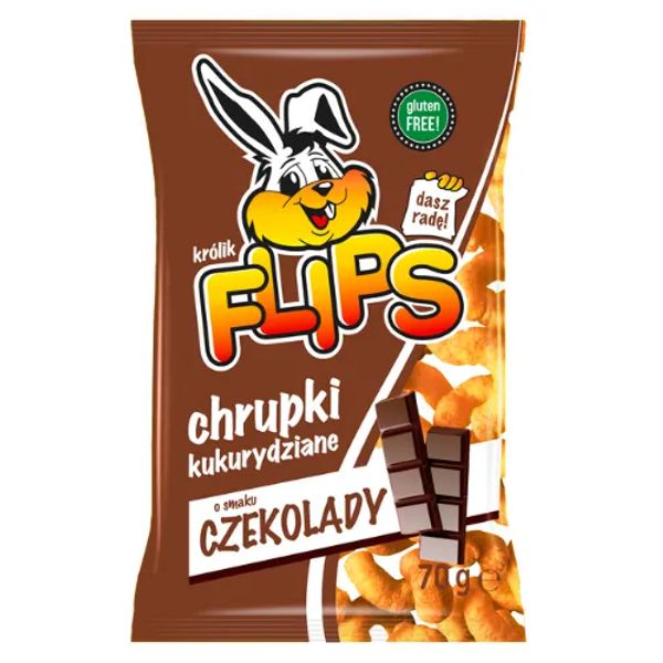 SANTE FLIPS CHRUPKI KUKURYDZIANE 70G CZEKOLADOWE