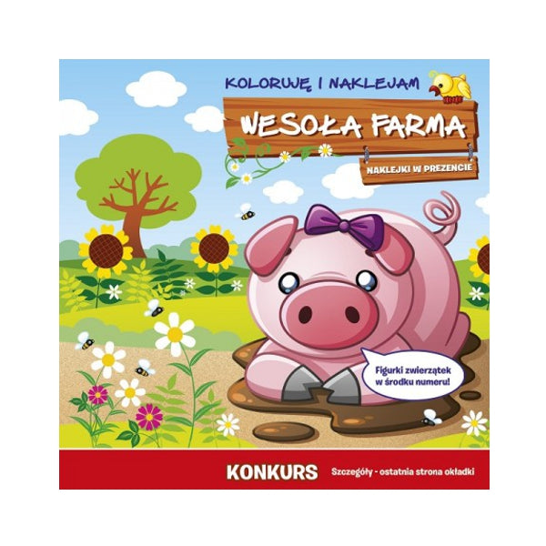 GAZETA KOLOROWANKA WESOŁA FARMA