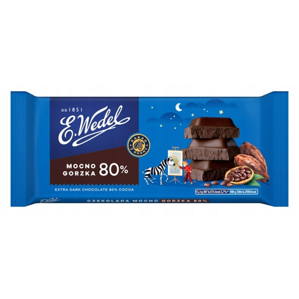 WEDEL CZEK.GORZKA 80% 80G