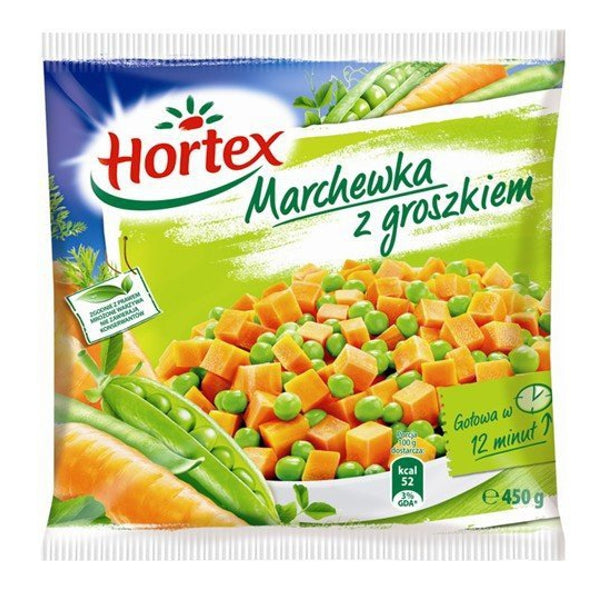 HORTEX MARCHEW Z GROSZKIEM 450G