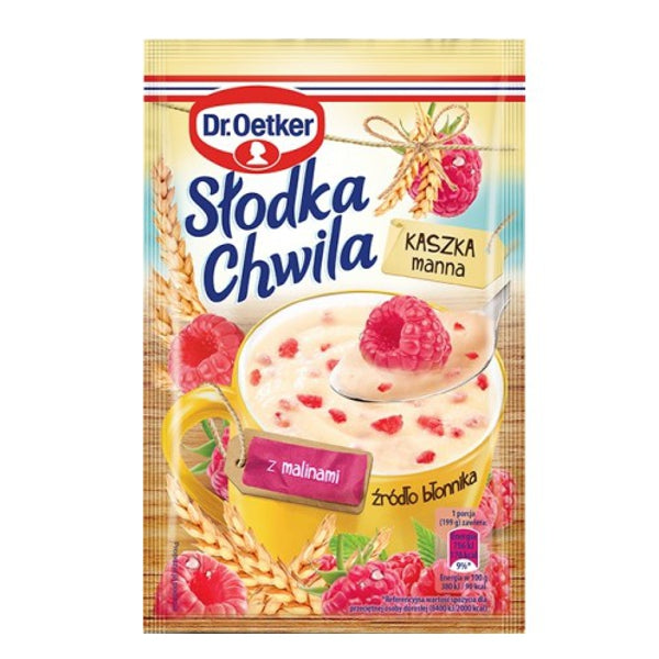 OETKER KASZA MANNA MALINA 49G