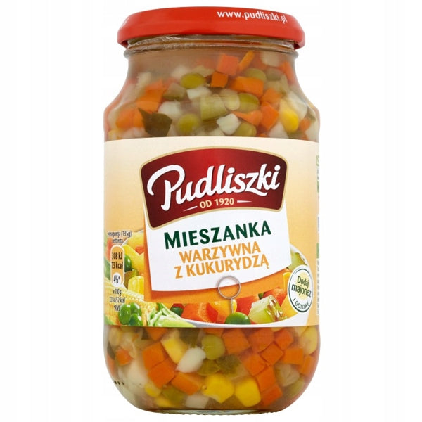 PUDLISZKI MIESZANKA WARZYWNA Z KUKURYDZĄ 450G