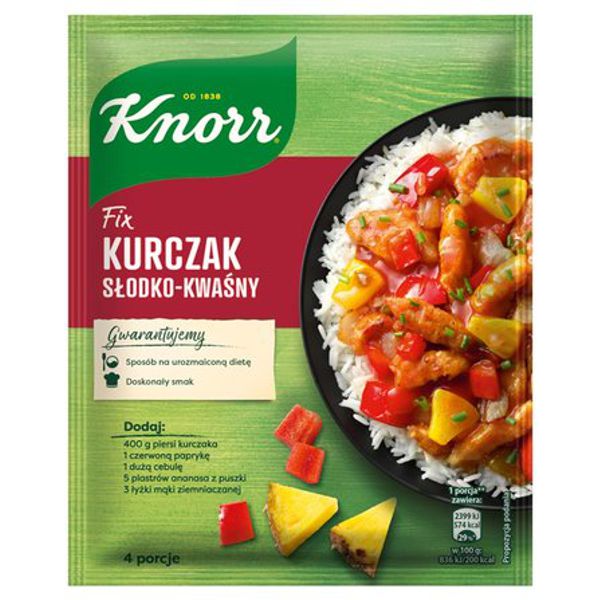 KNORR FIX DO KURCZAKA SLODKO-KWASNY 64G