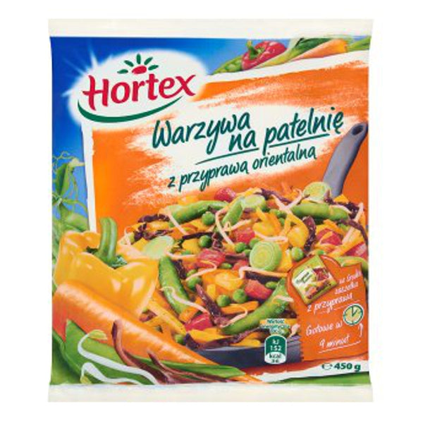 HORTEX WARZYWA NA PATELNIĘ PRZYPRAWY ORIENTALNE 450G