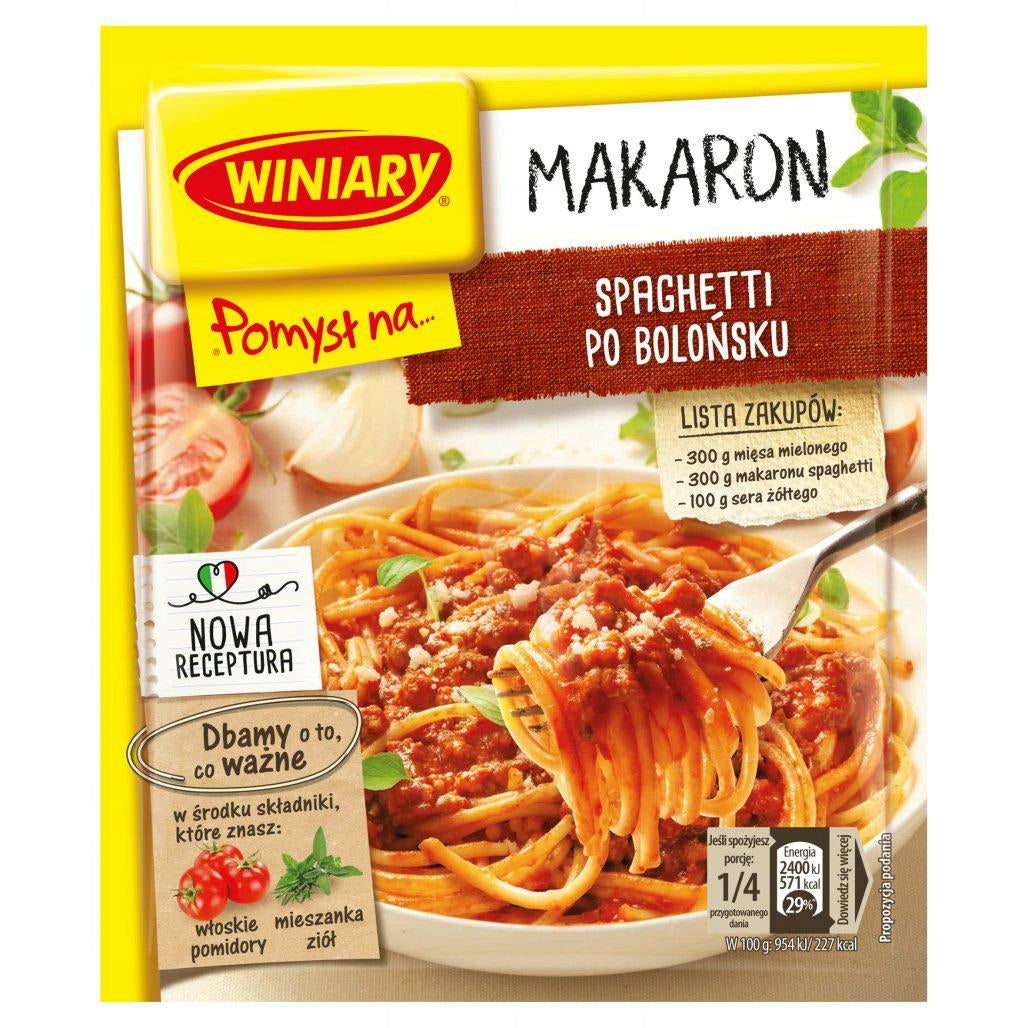 WINIARY POMYSŁ NA SPAGHETTI BOLOGNESE 44G