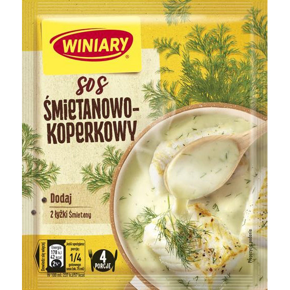 WINIARY SOS KOPERKOWY ZE ŚMIETANKĄ 27G