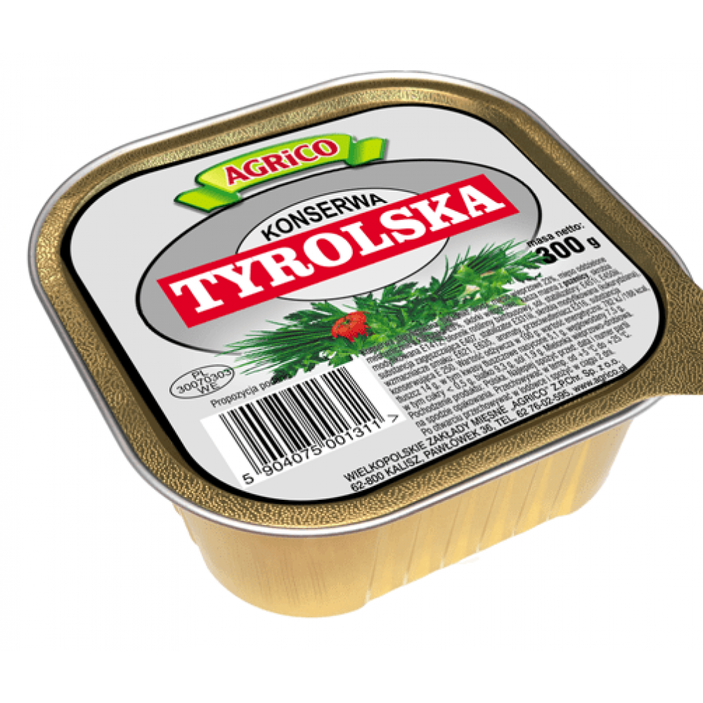 AGRICO KONSERWA TYROLSKA 300G