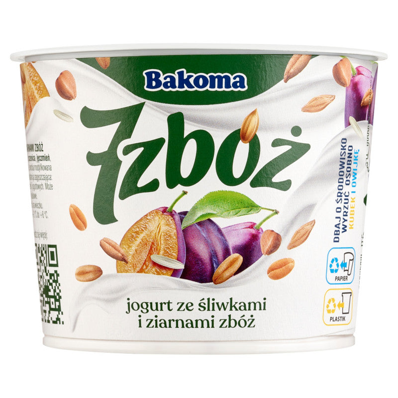 BAKOMA JOGURT 7 ZBOZ 300G SLIWKA