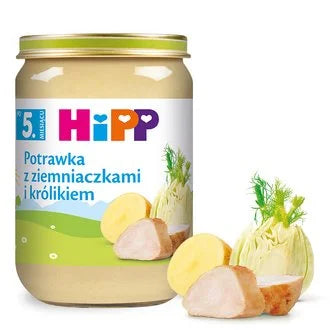 HIPP DANIE 190G POTRAWKA Z ZIEMNIACZKAMI I KROLIKIEM