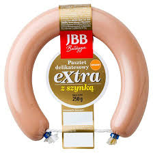 JBB PASZTET DELIKATESOWY EXTRA Z SZYNKA 250G