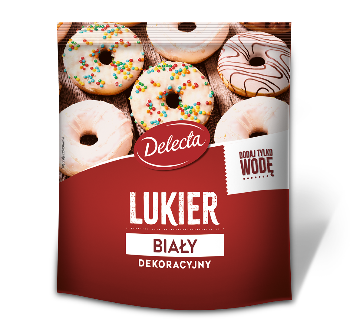 LUKIER DEKORACYJNY BIAŁY DELECTA 80g