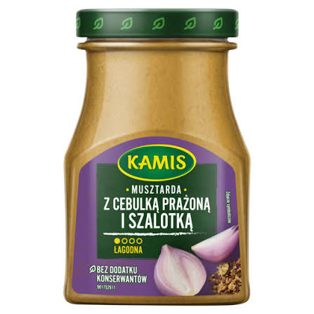 KAMIS MUSZTARDA 185G Z PRAZONA CEBULKA