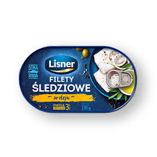 LISNER FILETY SLEDZ 170G KONSERWA W OLEJU