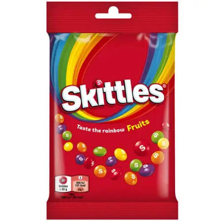 MARS SKITTLES DRAZE 95G FRUITS