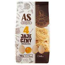 AS BABUNI MAKARON 400G 4-JAJECZNY GNIAZDA NITKA