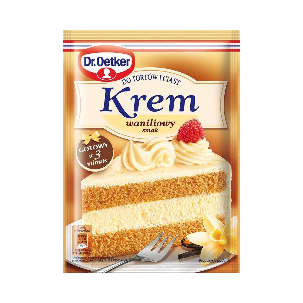 KREM DO TORTÓW WANILIOWY DR.OETKER 120g
