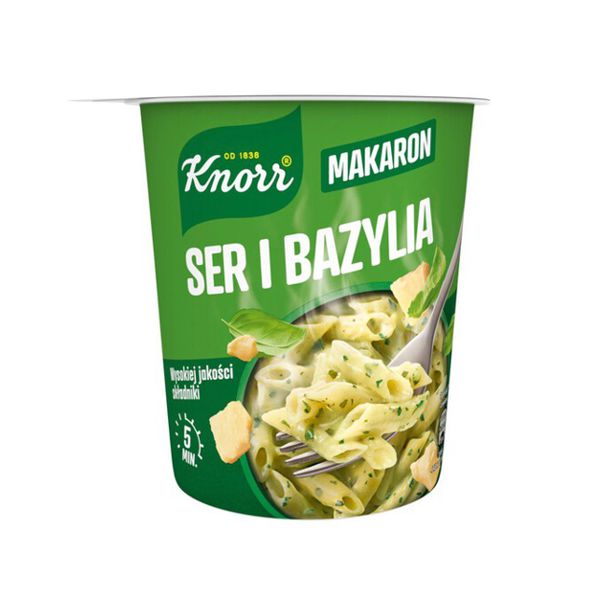 KNORR DANIE 68G KUBEK MAKARON SER I BAZYLIA