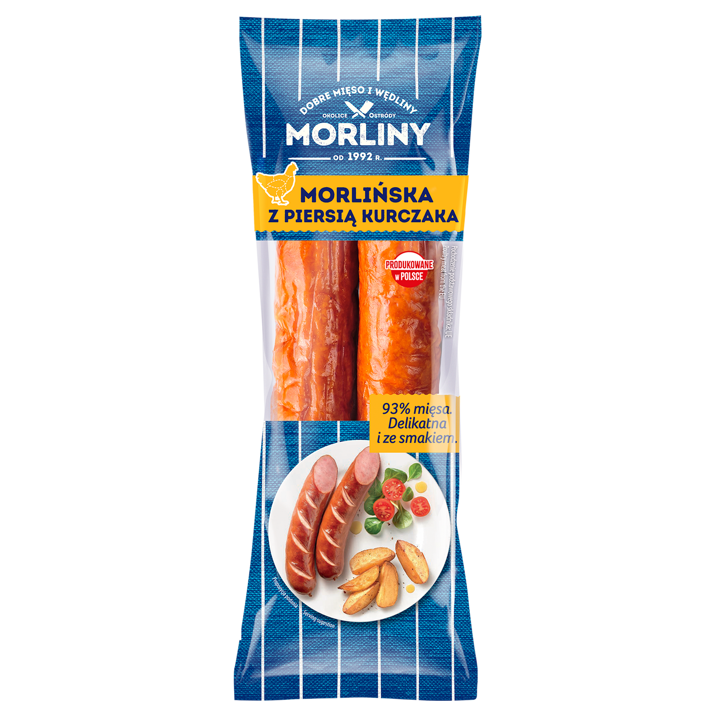 Kiełbasa Morlińska z piersi kurczaka 400g