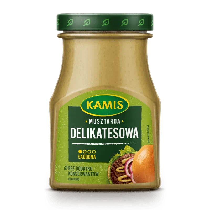 KAMIS MUSZTARDA 185G DELIKATESOWA