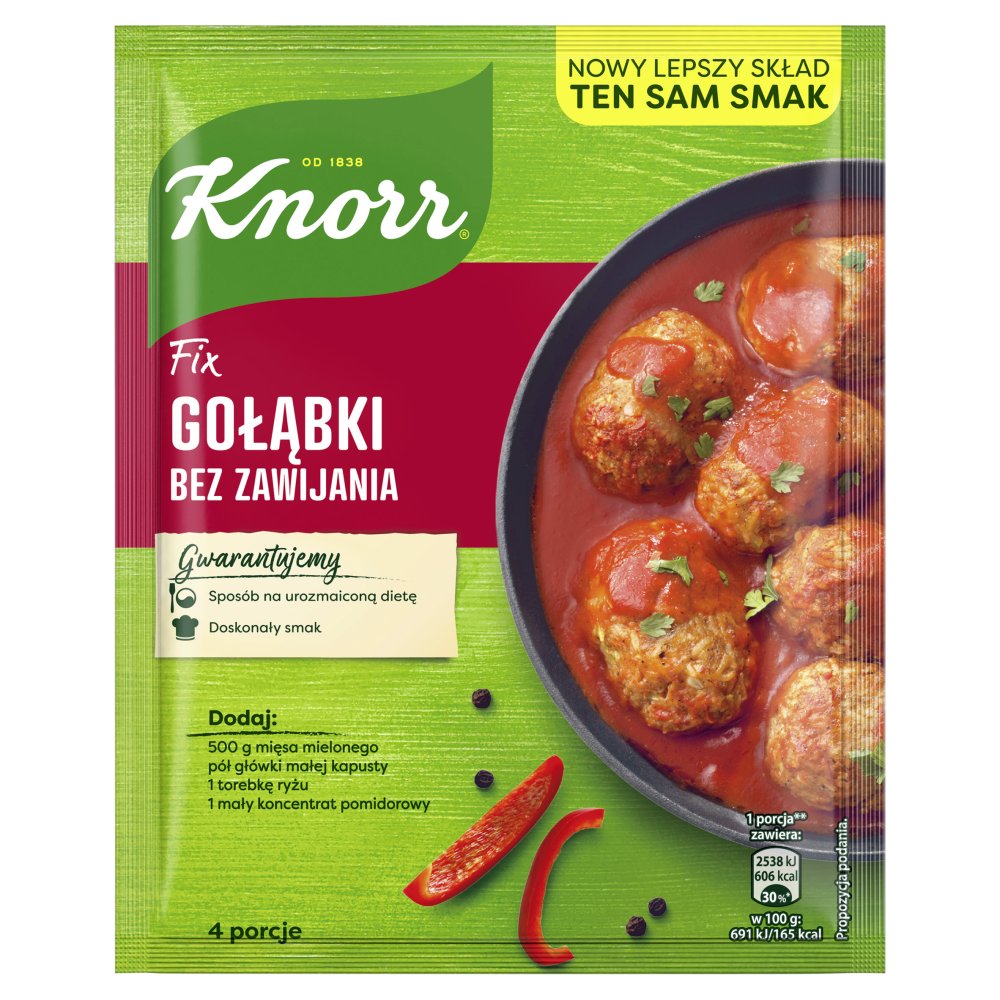 KNORR FIX DO GOŁĄBKÓW BEZ ZAWIJANIA 64G