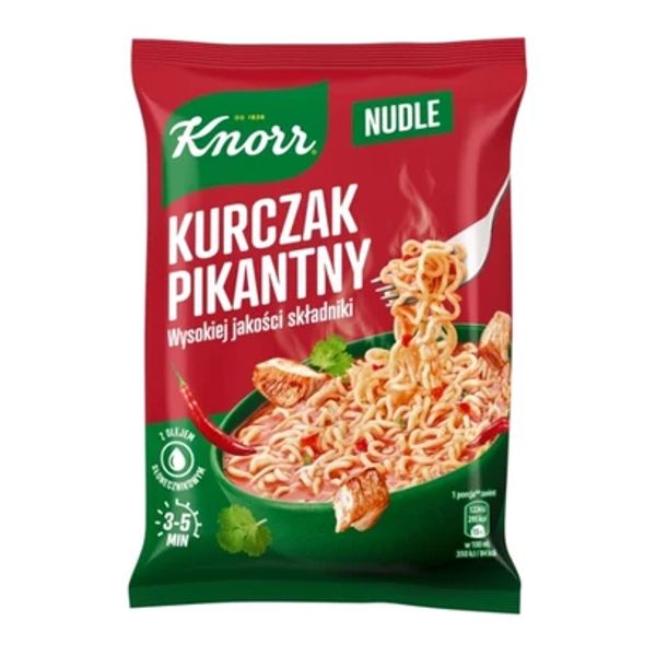 KNORR ZUPA NUDLE KURCZAK PIKANTNY 63G
