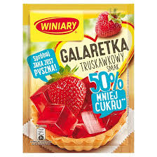 WINIARY GALARETKA TRUSKAWKOWA 50% MNIEJ CUKRU 39G
