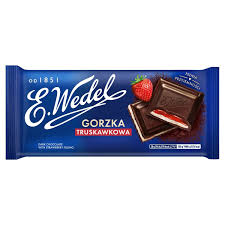 WEDEL CZEK.NADZ.GORZKA TRUSKAWKOWA 100G