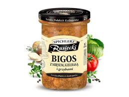 RUSIECKI BIGOS Z MIĘSEM, KIEŁBASĄ I GRZYBAMI 470G