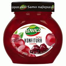 LOWICZ KONFITURA 240G WISNIA