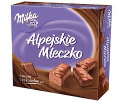 MILKA ALPEJSKIE MLECZKO 330G CZEKOLADOWE