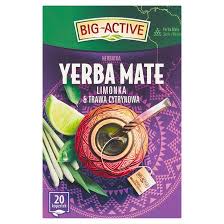 BIG-ACTIVE HERBATA EXP YERBA MATE LIMONKA I TRAWA CYTR 20*1,5G