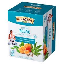 BIG-ACTIVE HERBATA EXP ZIELONA RELAX Z KONOPIAMI 20*1,5G
