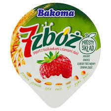 BAKOMA JOGURT 7 ZBOZ 300G TRUSKAWKA