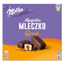 MILKA ALPEJSKIE MLECZKO 350G CARAMEL