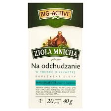 BIG-ACTIVE HERBATA EXP ZIOLA MNICHA NA ODCHUDZANIE 20*2G