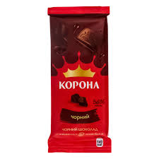 UA KORONA CZEKOLADA CZARNA 85G