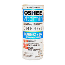 OSHEE NAPOJ VITAMINOWY ENERGY FORMULA 250ML MAGNEZ GAZ PUSZKA