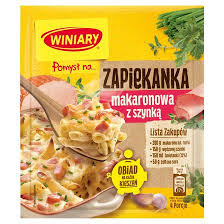 WINIARY POMYSŁ NA ZAPIEKANKĘ MAKARONOWĄ Z SZYNKĄ 35G