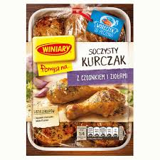 WINIARY POMYSŁ NA SOCZYSTEGO KURCZAKA Z CZOSNKIEM I ZIOŁAMI 30G