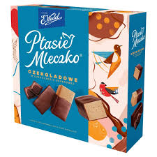 WEDEL PTASIE MLECZKO CZEKOLADOWE W CZEKOLADZIE DESEROWEJ 340G