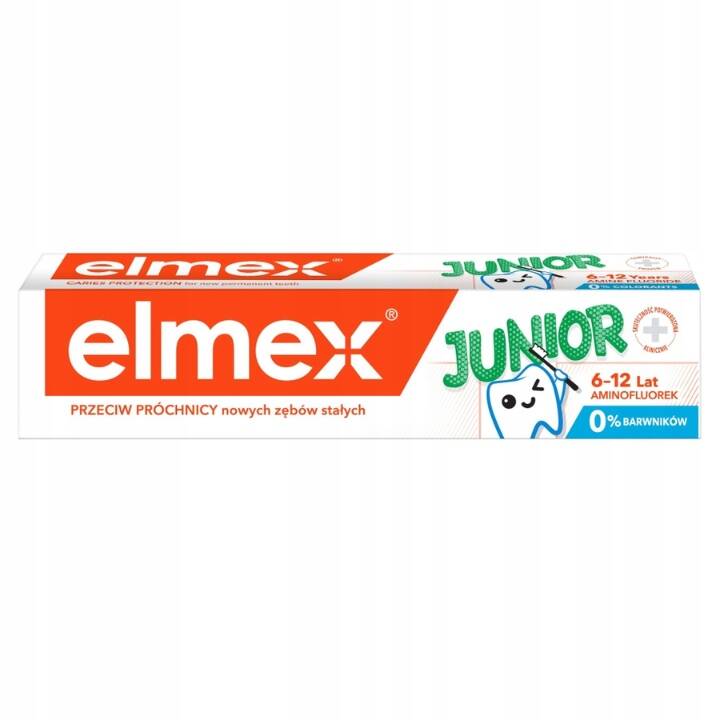 PASTA DO ZEBOW JUNIOR 6+ ELMEX 75G