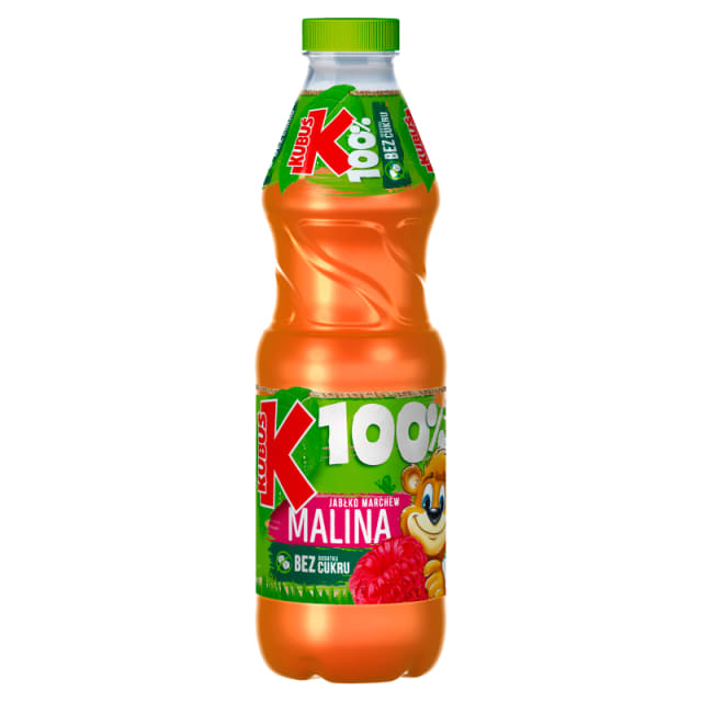 KUBUŚ SOK 100% MALINA JABŁKO MARCHEW 0,85L