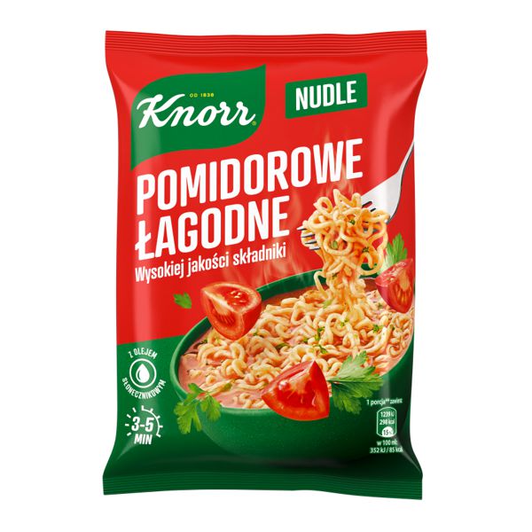 KNORR ZUPA NUDLE POMIDOROWA ŁAGODNA 65G